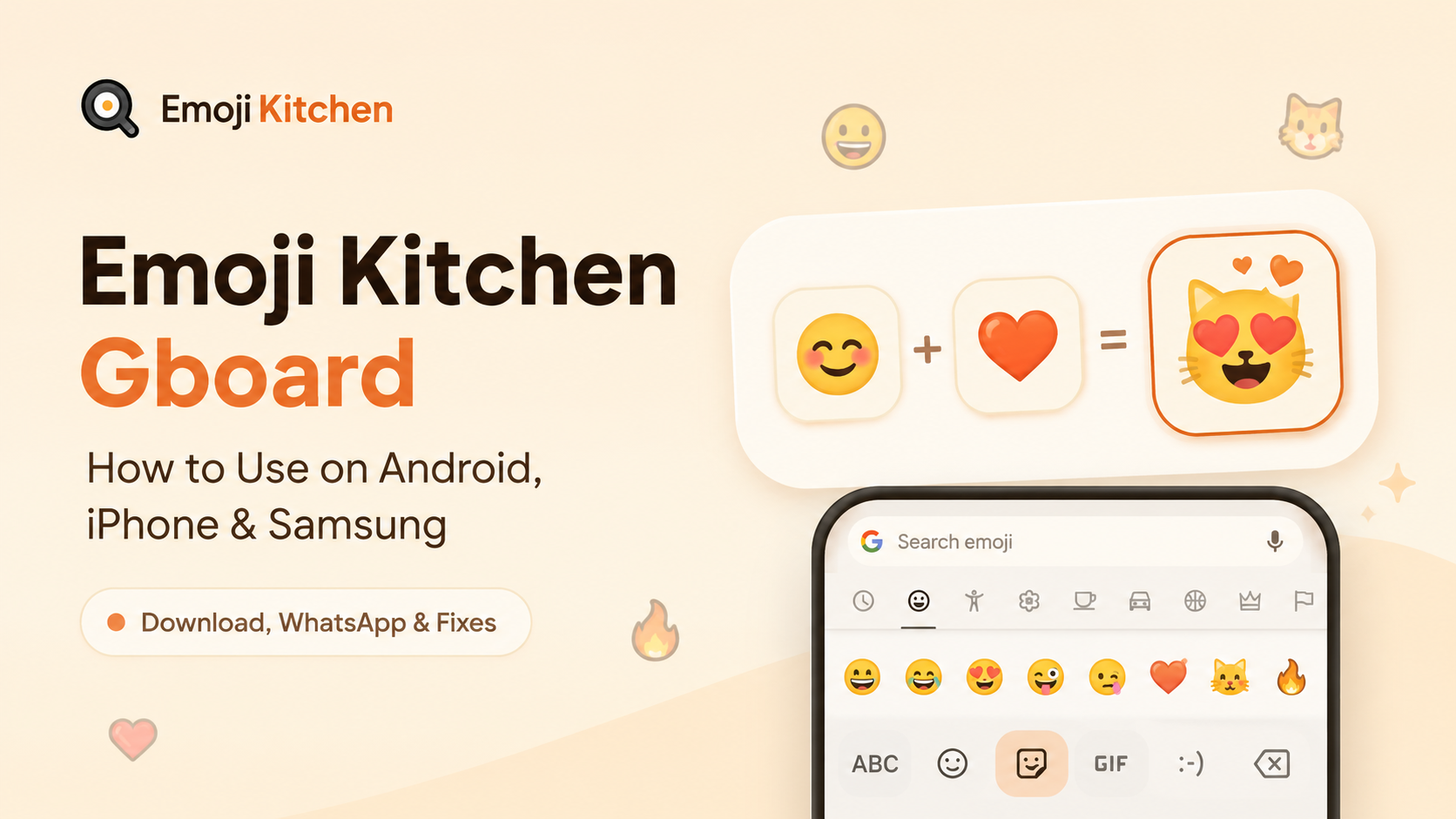 How to Use Emoji Kitchen Gboard on Android, iPhone & Samsung